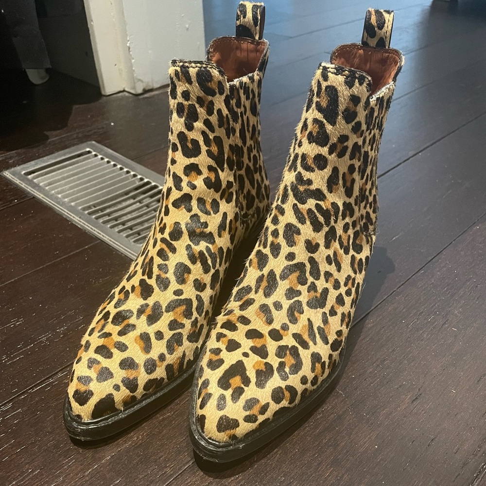 Coach leopard boots